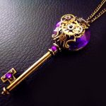 purple key